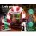 Jingle Jollys 3M Illuminated Christmas Inflatable Archway Santa, 190T Polyester, Water-Repellent, UV-Resistant