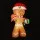 Jingle Jollys 2.4M Christmas Inflatable Gingerbread Man with LED Lights, UV-Resistant, Outdoor Decoration