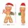 Jingle Jollys 2.4M Christmas Inflatable Gingerbread Man with LED Lights, UV-Resistant, Outdoor Decoration