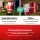 Jingle Jollys Christmas Inflatable Santa 2.4M with LED Lights, Water-Repellent UV-Resistant Outdoor Decoration