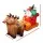 Jingle Jollys 2.2M Illuminated Christmas Inflatable Santa Sleigh, UV-Resistant, Water-Repellent, Indoor Outdoor Decor