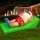 Jingle Jollys 1.8M LED Inflatable Santa Bench - UV-Resistant, Water-Repellent Christmas Decoration with Air Blower