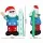 Jingle Jollys 1.6M Illuminated Christmas Inflatable Santa - UV-Resistant, Water-Repellent, Indoor/Outdoor with LEDs