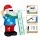 Jingle Jollys 1.6M Illuminated Christmas Inflatable Santa - UV-Resistant, Water-Repellent, Indoor/Outdoor with LEDs