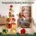 Jingle Jollys Christmas Gift Box Tower 170cm 15-Piece Stackable Set with 350 Warm LED Lights Indoor Decorations