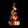 Jingle Jollys Christmas Gift Box Tower 170cm 15-Piece Stackable Set with 350 Warm LED Lights Indoor Decorations