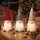 Jingle Jollys Christmas Gnomes Light-Up Plush Decorations 30cm Set of 3 Warm White Battery Operated