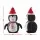Jingle Jollys 70cm Christmas Penguin LED Light Decoration 45 White LED's 8 Lighting Modes Indoor Outdoor