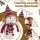 Jingle Jollys Christmas Snowman Handicraft Ornament 45cm Plush Wool & Foam Festive Red Scarf Party Decoration