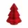 Jingle Jollys 47cm Paper Christmas Tree Red Foldable Honeycomb Tabletop DIY Decoration Set