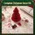 Jingle Jollys 47cm Paper Christmas Tree Red Foldable Honeycomb Tabletop DIY Decoration Set