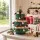 Jingle Jollys Paper Christmas Tree 61cm Green Foldable Honeycomb Decor Set with Star Topper for Tabletop Display