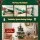 Jingle Jollys Paper Christmas Tree 61cm Green Foldable Honeycomb Decor Set with Star Topper for Tabletop Display