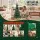 Jingle Jollys 111cm Paper Christmas Tree with LED Lights Decorations and Star Topper Green