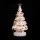 Jingle Jollys 114cm Paper Christmas Tree with Star Topper LED Decoration Set White