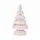 Jingle Jollys 114cm Paper Christmas Tree with Star Topper LED Decoration Set White