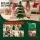Jingle Jollys 62cm 3D Paper Christmas Tree with LED Lights, Decorations and Star Topper Green