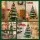 Jingle Jollys 87cm Paper Christmas Tree with LED Lights Decorations Green Foldable Pop-Up Honeycomb Design