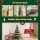 Jingle Jollys 87cm Paper Christmas Tree with LED Lights Decorations Green Foldable Pop-Up Honeycomb Design