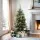 Jingle Jollys 90cm Potted Christmas Tree with Warm White LED Lights, PVC Tips, Bucket Base, Non-Toxic Material