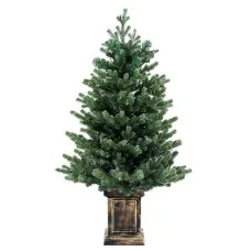 Jingle Jollys 1.2M LED Potted Christmas Tree with 8 Light Modes