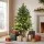 Jingle Jollys 1.2M LED Potted Christmas Tree with 8 Light Modes