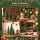Jingle Jollys Mini Christmas Tree Set 4 Piece Frosted Green PVC Needles Wooden Base Holiday Table Decor