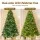 Jingle Jollys 7FT Pre-lit Christmas Tree - 8 Light Modes, Multicolour LEDs, 1000 PVC Tips, Metal Stand, Easy Setup