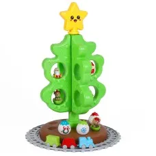 Jingle Jollys Toddler Christmas Tree Toy Set 70cm with Train and Decorations Interactive Multicolour Play Set