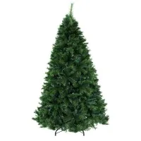 Jingle Jollys 6FT Christmas Tree with 1024 PVC Tips - Lifelike Green Pine, Sturdy Metal Stand, Easy Assembly & Storage