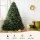 Jingle Jollys 7FT Green Fir Christmas Tree - 1250 PVC Tips, Metal Stand, Easy Setup, Lifelike Holiday Decor
