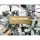 Jingle Jollys 2.4M Snow-Flocked Christmas Tree, 1500 PVC Tips, Lifelike Bushy Branches, Sturdy Metal Stand