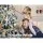 Jingle Jollys 2.4M Snow-Flocked Christmas Tree, 1500 PVC Tips, Lifelike Bushy Branches, Sturdy Metal Stand