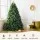 Jingle Jollys 8FT Green Pine Christmas Tree - 2100 PVC Tips, Sturdy Metal Stand, Easy Setup, 1-Year Warranty