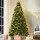 Jingle Jollys 2.7m Pre-lit Christmas Tree with 2590 PVC Tips, 750 Warm White LEDs, Metal Stand, Easy Set-Up