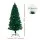 Jingle Jollys 1.8m Optic Fibre LED Christmas Tree - Multi-Colour Lights, PVC Tips, Metal Frame, 6ft Tall - Easy Setup