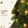 Jingle Jollys 1.5m+1m LED Christmas Palm Tree with Pine Needles, Metal Stand, Easy Setup, Tropical Xmas Decor