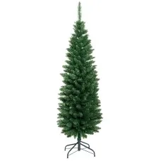 Jingle Jollys 6FT Green Christmas Tree with 300 PVC Tips, Sturdy Metal Stand, Easy Assembly, Perfect for Festive Decor