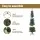 Jingle Jollys 1.8m Snow Flocked Christmas Tree, 300 PVC Tips, Lifelike Bushy Branches, Metal Stand, Easy Assembly