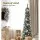 Jingle Jollys 1.8m Snow Flocked Christmas Tree, 300 PVC Tips, Lifelike Bushy Branches, Metal Stand, Easy Assembly