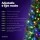 Jingle Jollys 1.8M Pre-Lit LED Christmas Tree - 200 Multi-Colour Lights, 8 Modes, Realistic PVC Foliage, Easy Setup