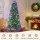 Jingle Jollys 1.8M Pre-Lit LED Christmas Tree - 200 Multi-Colour Lights, 8 Modes, Realistic PVC Foliage, Easy Setup