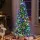 Jingle Jollys 1.8M Pre-Lit LED Christmas Tree - 200 Multi-Colour Lights, 8 Modes, Realistic PVC Foliage, Easy Setup