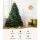 Jingle Jollys 6FT Green Christmas Tree - 650 PVC Tips, Lifelike Design, Easy Setup, Sturdy Metal Stand, 1-Year Warranty