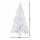 Jingle Jollys 2.1m White Christmas Tree RGB LED Lights Remote, 1310 PVC Tips, Metal Stand, Easy Assembly