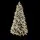 Jingle Jollys 2.1m Snow Flocked LED Christmas Tree - 500 Warm White Lights, 8 Modes, Easy Setup, Sturdy Metal Stand
