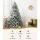 Jingle Jollys 2.4m Snow Flocked Christmas Tree 1165 PVC Tips, Lifelike Bushy Branches, Sturdy Metal Stand, Easy Setup
