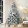 Jingle Jollys 2.4m Snow Flocked Christmas Tree 1165 PVC Tips, Lifelike Bushy Branches, Sturdy Metal Stand, Easy Setup