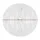 Jingle Jollys 90cm White Plush Christmas Tree Skirt, Polyester, Festive Decor, Machine Washable, No Assembly Needed