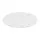 Jingle Jollys 90cm White Plush Christmas Tree Skirt, Polyester, Festive Decor, Machine Washable, No Assembly Needed